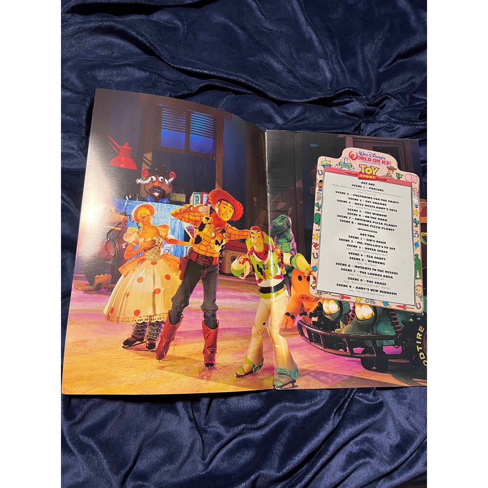 1997 Disney World On Ice Toy Story Program Vintage Woody Buzz Souvenir EUC - Picture 4 of 5